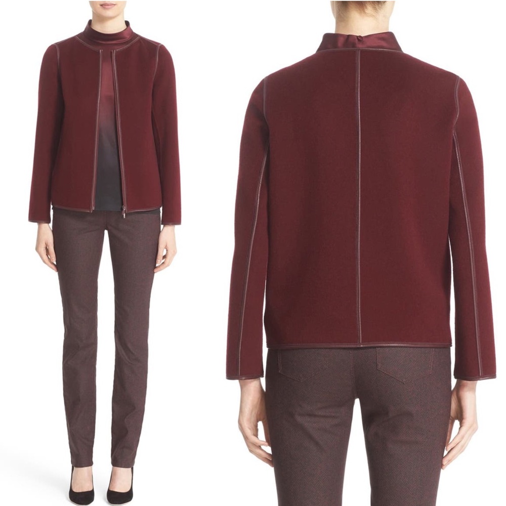 •Lafayette 148• Keaton Two-Tone Double Face Jacket